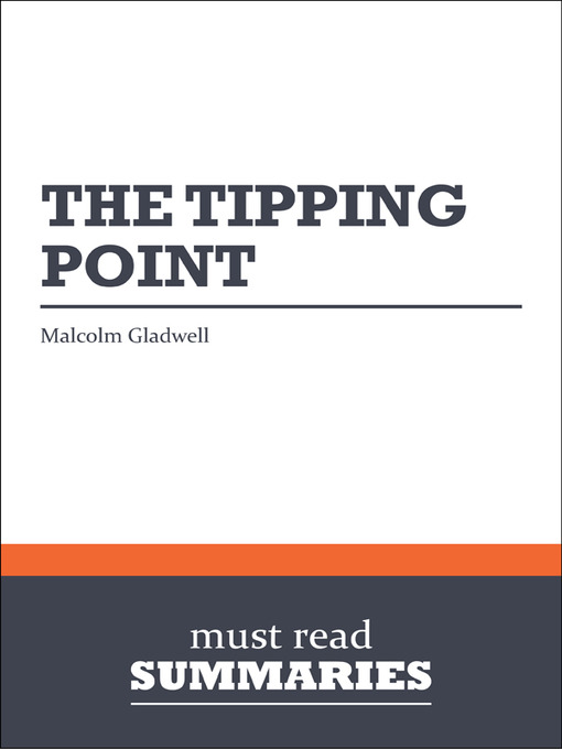 Cover of The Tipping Point - Malcolm Gladwell